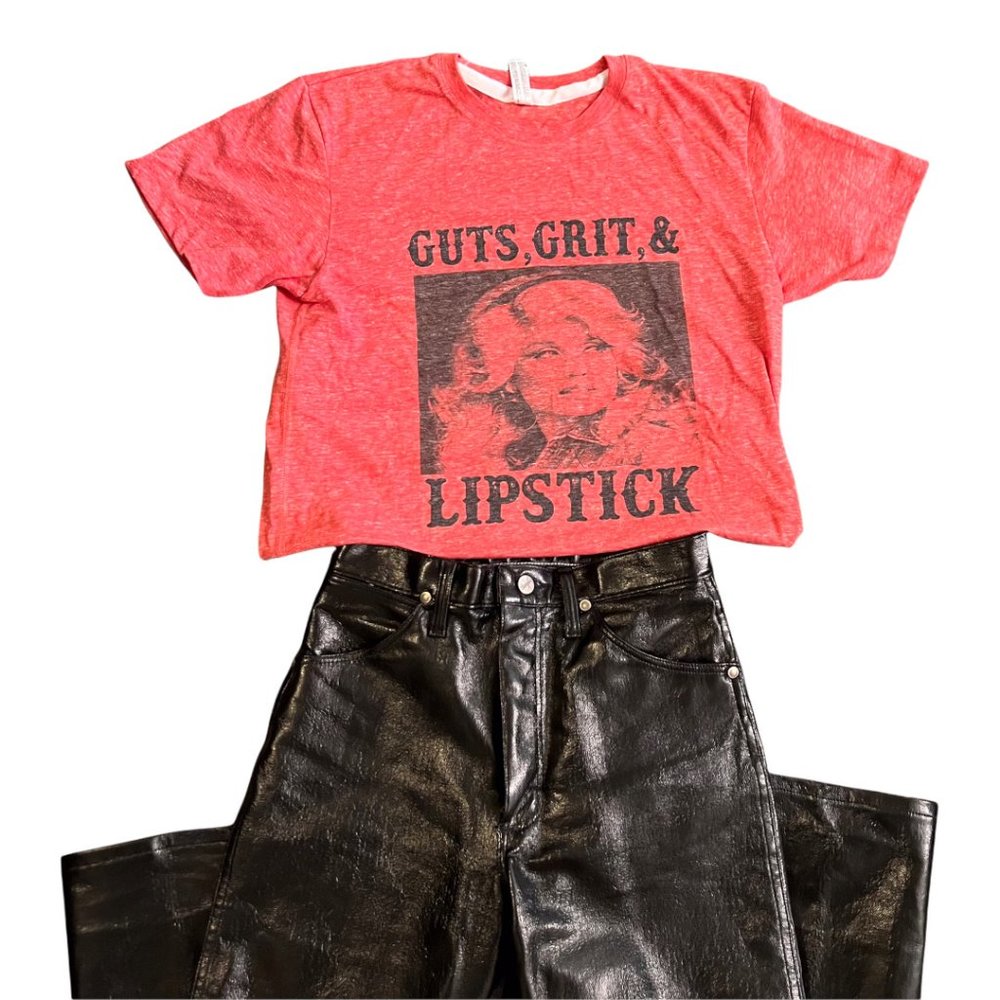Guts, Grit & 💄 Dolly Parton T-Shirt Size M
